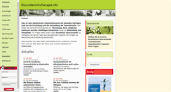 Desktop Screenshot of neurodermitistherapie.info